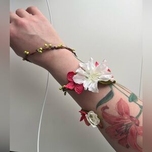 Flower Wrap Cuff